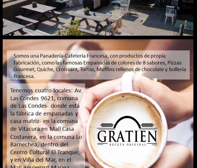  Invierte en Franquicia de Panadería-Cafetería Gratien.