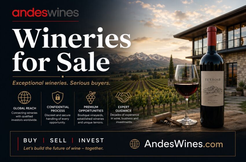  Wineries for Sale – Andes Wines