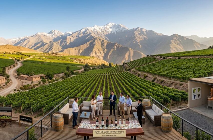  Preparan “Ancestral Luxury Wine & Pisco Tour by Andes Wines”