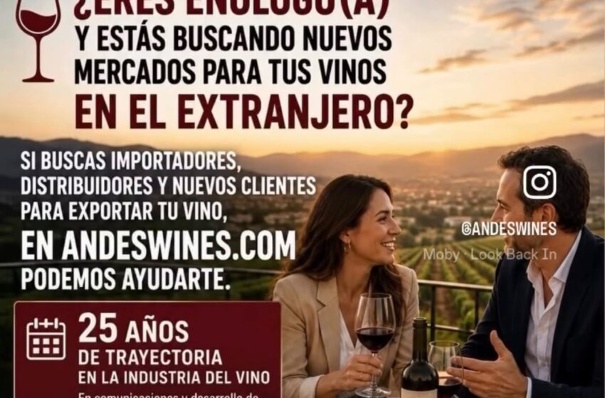  ¿Eres enólogo (a) y estás buscando nuevos mercados para tu vinos en el extranjero?